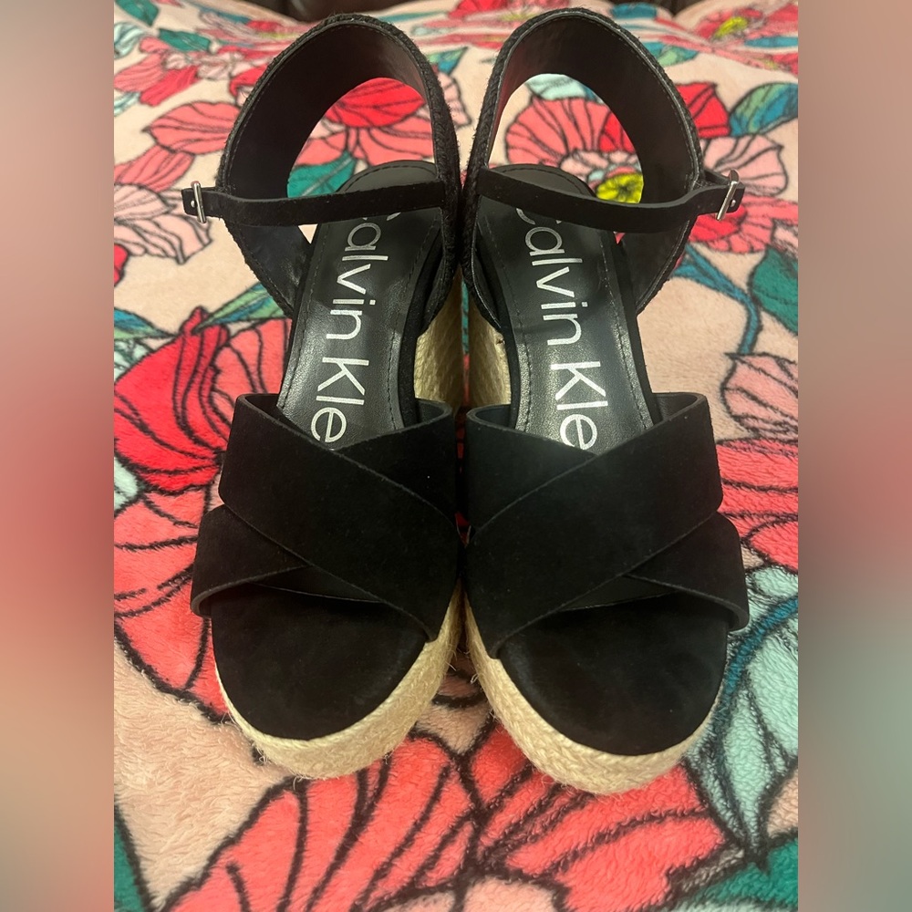 Calvin Klein Women's Black Sandals